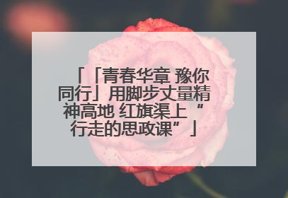 「青春华章 豫你同行」用脚步丈量精神高地 红旗渠上“行走的思政课”