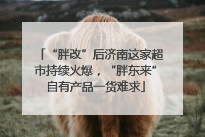 “胖改”后济南这家超市持续火爆，“胖东来”自有产品一货难求