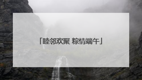 睦邻欢聚 粽情端午