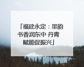 福建永定：墨韵书香润东中 丹青赋能促振兴