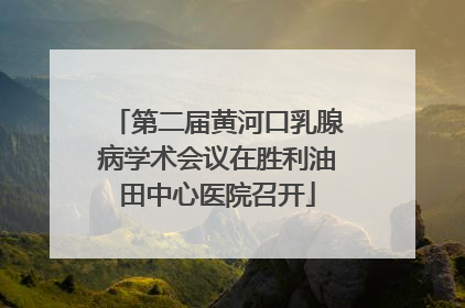第二届黄河口乳腺病学术会议在胜利油田中心医院召开