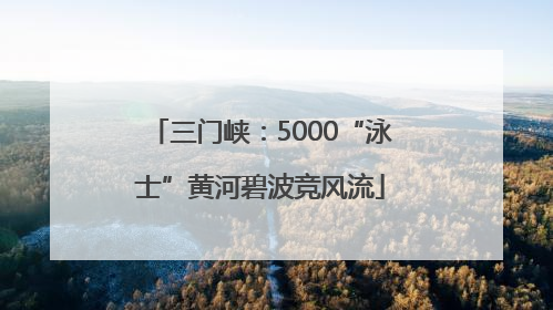 三门峡：5000“泳士”黄河碧波竞风流