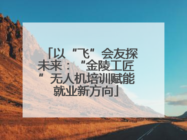 以“飞”会友探未来：“金陵工匠”无人机培训赋能就业新方向