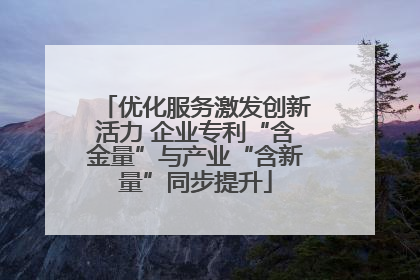 优化服务激发创新活力 企业专利“含金量”与产业“含新量”同步提升