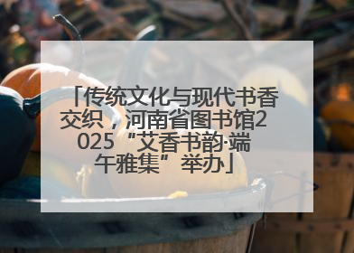 传统文化与现代书香交织，河南省图书馆2025“艾香书韵·端午雅集”举办
