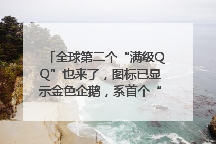 全球第二个“满级QQ”也来了，图标已显示金色企鹅，系首个“满级QQ”的小号