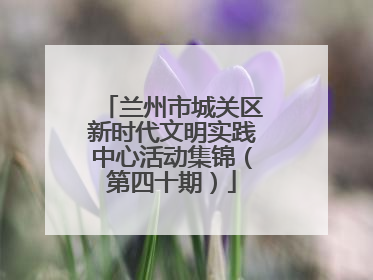 兰州市城关区新时代文明实践中心活动集锦（第四十期）