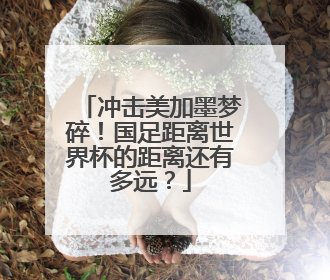 冲击美加墨梦碎！国足距离世界杯的距离还有多远？