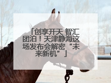 创享开天 智汇团泊！天津静海这场发布会解密“未来新机”
