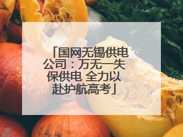 国网无锡供电公司：万无一失保供电 全力以赴护航高考