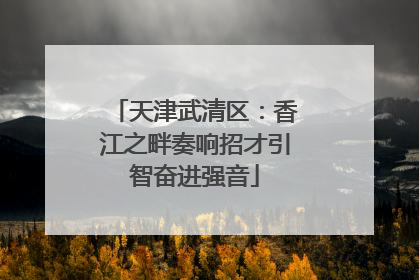 天津武清区：香江之畔奏响招才引智奋进强音