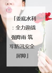 娄底水利：全力迎战强降雨 筑牢防汛安全屏障