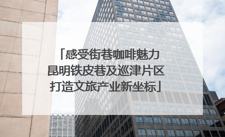 感受街巷咖啡魅力 昆明铁皮巷及巡津片区打造文旅产业新坐标
