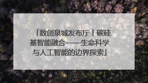 数创泉城发布厅丨碳硅基智能融合——生命科学与人工智能的边界探索