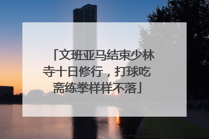 文班亚马结束少林寺十日修行，打球吃斋练拳样样不落