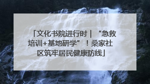 文化书院进行时｜“急救培训+基地研学”！桑家社区筑牢居民健康防线