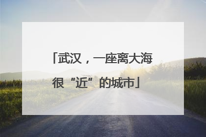 武汉，一座离大海很“近”的城市