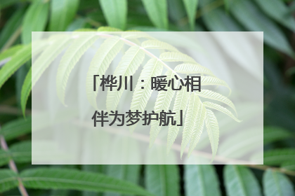 桦川：暖心相伴为梦护航