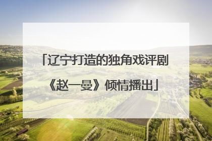 辽宁打造的独角戏评剧《赵一曼》倾情播出