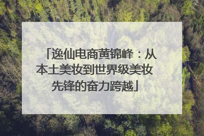 逸仙电商黄锦峰：从本土美妆到世界级美妆先锋的奋力跨越