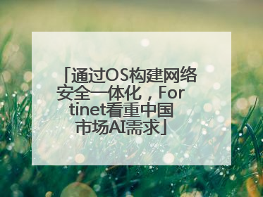 通过OS构建网络安全一体化，Fortinet看重中国市场AI需求
