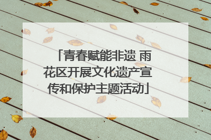 青春赋能非遗 雨花区开展文化遗产宣传和保护主题活动