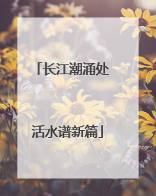 长江潮涌处 活水谱新篇
