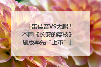 雷佳音VS大鹏！本周《长安的荔枝》剧版率先“上市”