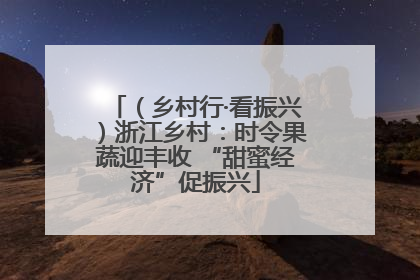（乡村行·看振兴）浙江乡村：时令果蔬迎丰收 “甜蜜经济”促振兴